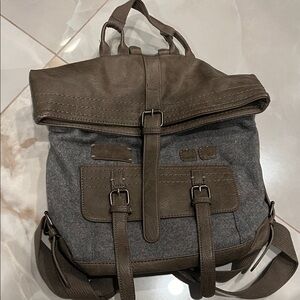 Sherpani Gray and Brown Men's Backpack